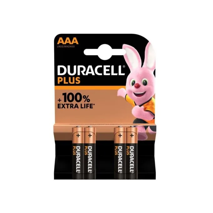 Duracell Alkaline AAA - 4pcs Plus — image 1