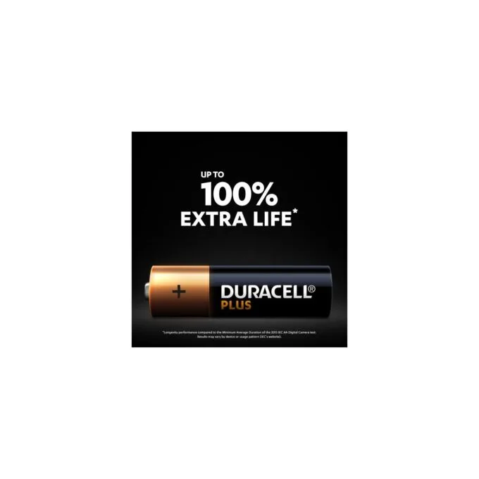 Duracell Alkaline Simply AA Batteries - 8pcs — image 1