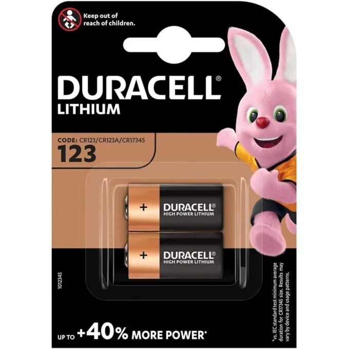 Duracell Lithium - CR123A - (2pcs) Ultra — image 1