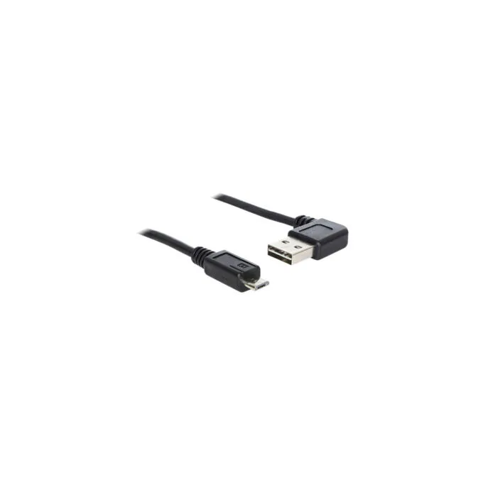EASY-USB 2.0 Kabel, USB-A Stecker 90° to Micro-USB Stecker — image 2