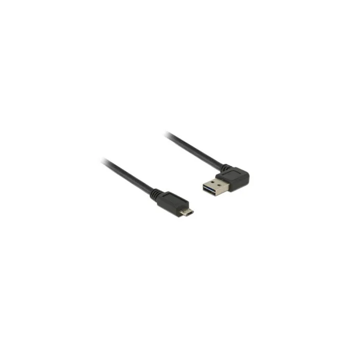 EASY-USB 2.0 Kabel, USB-A Stecker to Micro-USB Stecker 90° — image 2