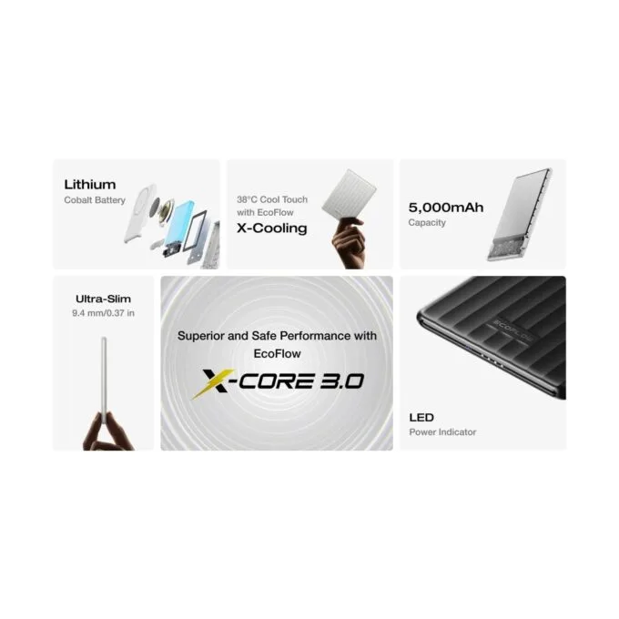 EcoFlow Charge Powerbank - MAG 5K - Magnetic RAPID 5000mAh Black — image 2