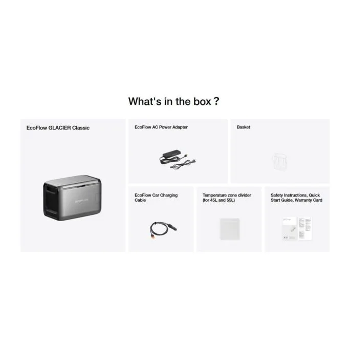EcoFlow (UK) Portable Solar Fridge (not including battery) - GLACIER 35L - Portable Solar Fridge — image 13