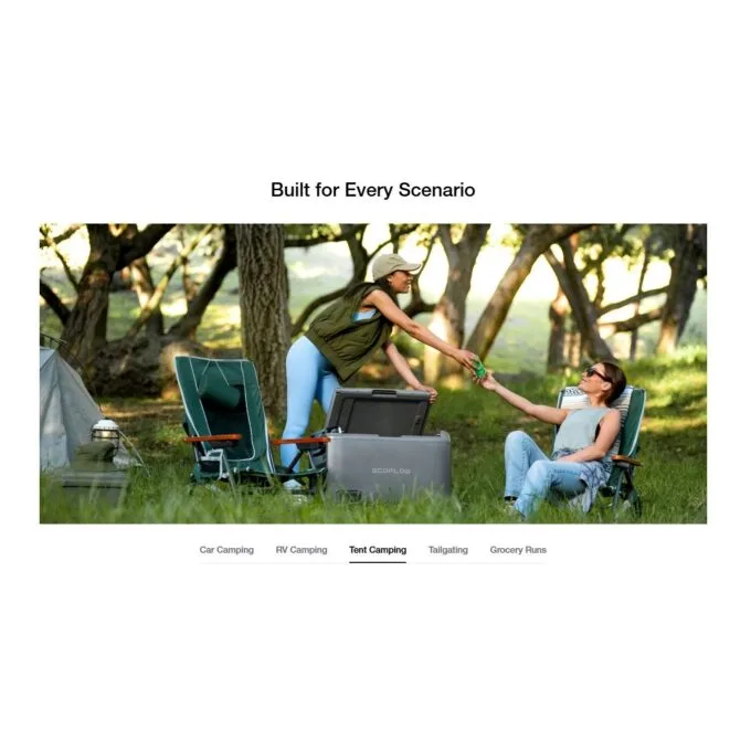 EcoFlow (UK) Portable Solar Fridge (not including battery) - GLACIER 35L - Portable Solar Fridge — image 4