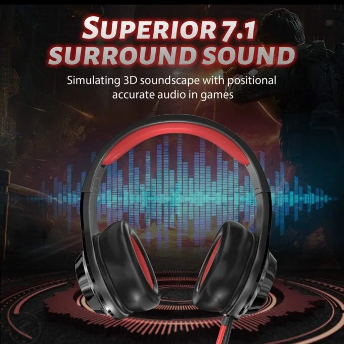 Edifier Hecate G4 7.1 USB Gaming Headset Black Red — image 2