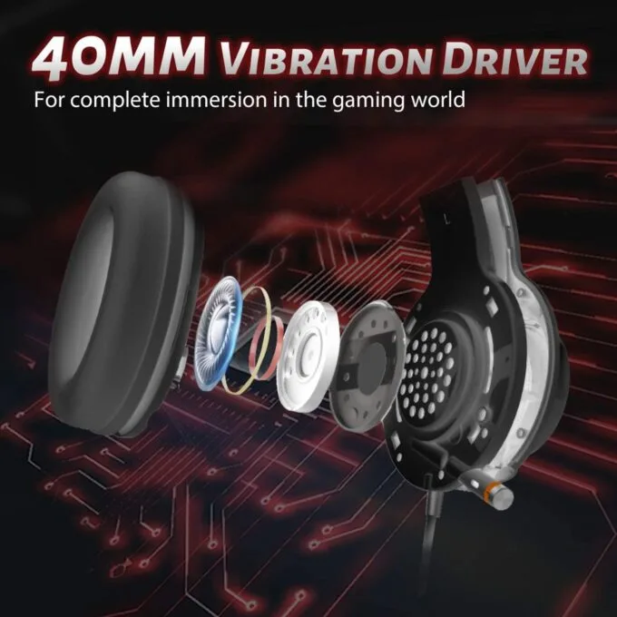 Edifier Hecate G4 7.1 USB Gaming Headset Black Red — image 5
