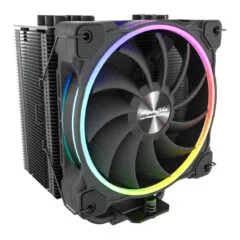 EKL Alpenföhn Dolomit Premium - Black CPU Air Tower Cooler, 120mm PWM Fan, Multi-color LED, 210W TDP