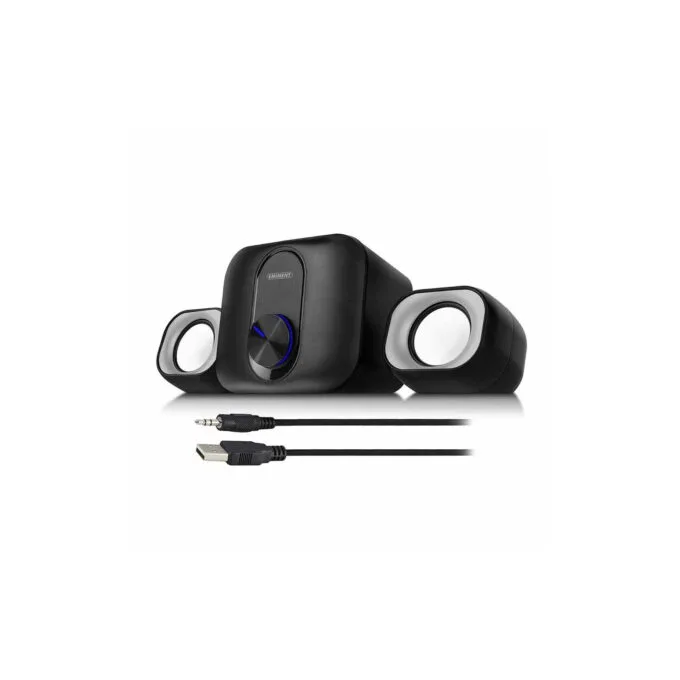EM3515 SPEAKERS 2.1 2 3W+5W SUBWOOFER RMS USB POWERED EMINENT — image 1