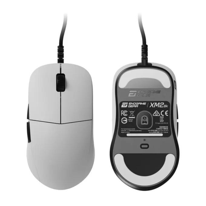 Endgame Gear XM2 8k Gaming Mouse - Wired, White, 8000 Hz - EGGXM2-8K-WH — image 2