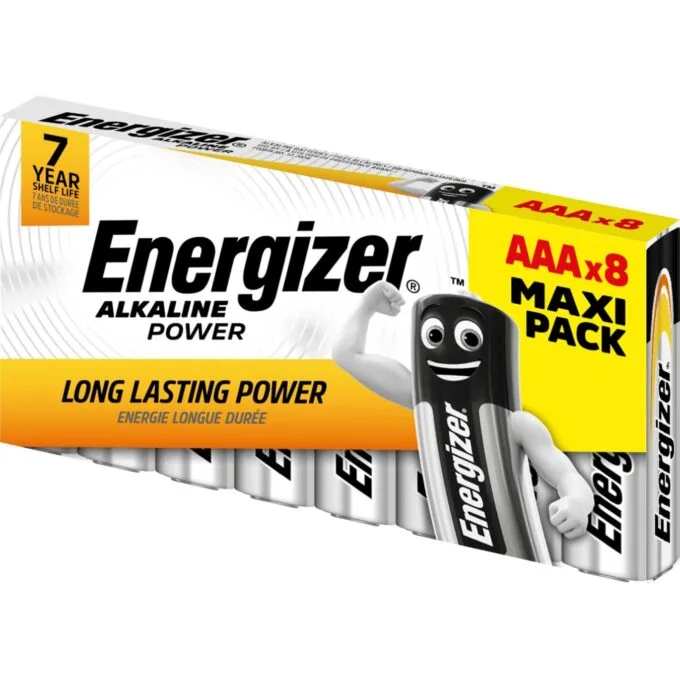 Energizer Alkaline Power AAA Batteries - 8pcs — image 1