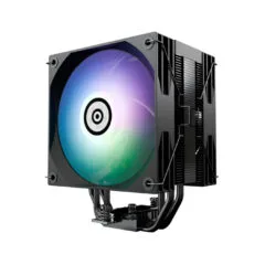 Enermax ETS-T41D-ARGB CPU Cooler - Black, 4x6mm Heatpipes, ARGB 120mm Dual Fans, 250W TDP