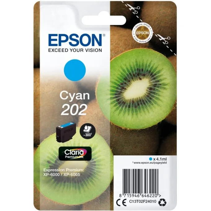 Epson 202 - C13T02F24010 - Cyan — image 1