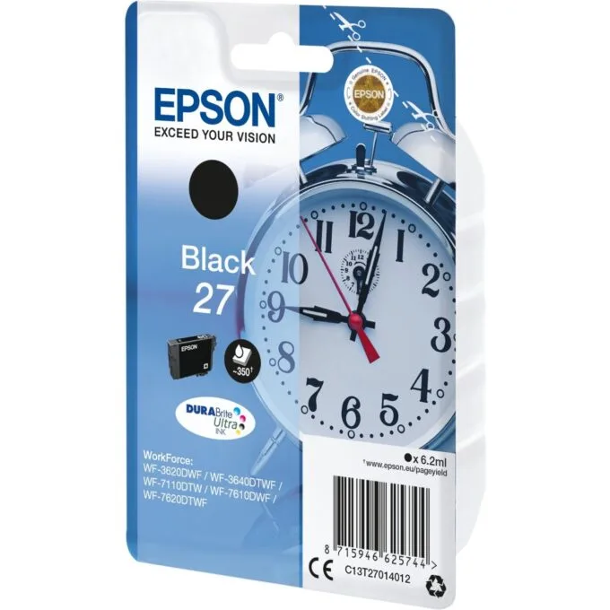 Epson 27 Blister - T2701 - Black NEW PACKAGING — image 2