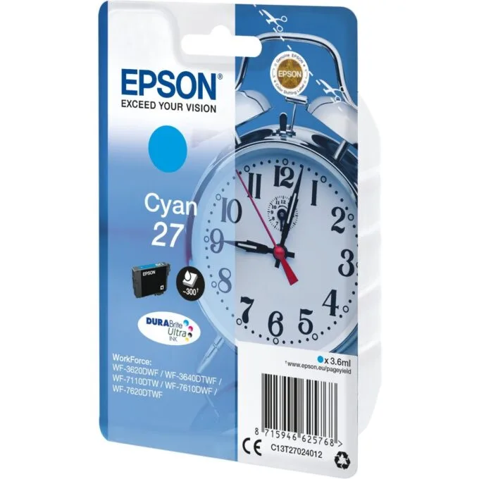 Epson 27 Cyan Blister - T2702 - NEW PACKAGING — image 2