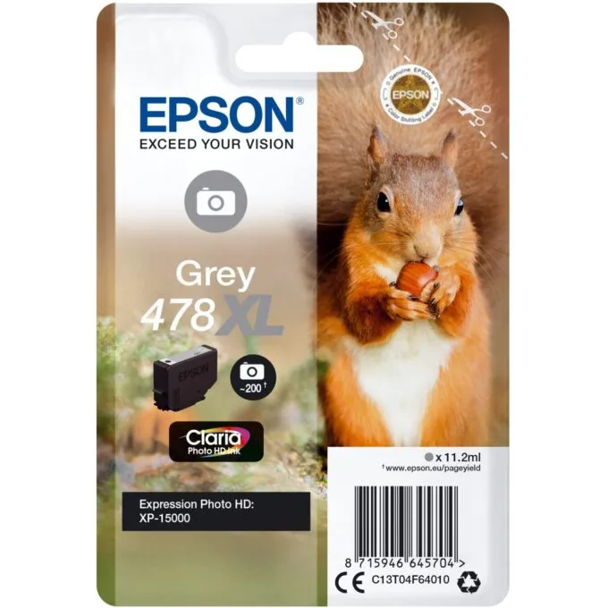 Epson 478 - C13T04F64010 - grey HC — image 1