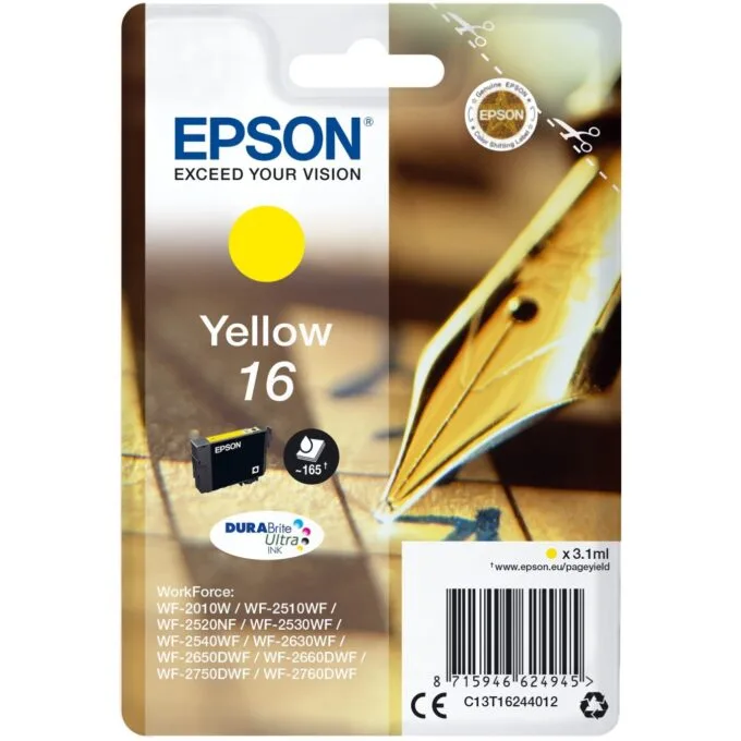 Epson - C13T16244012 - Yellow New Packaging — image 1