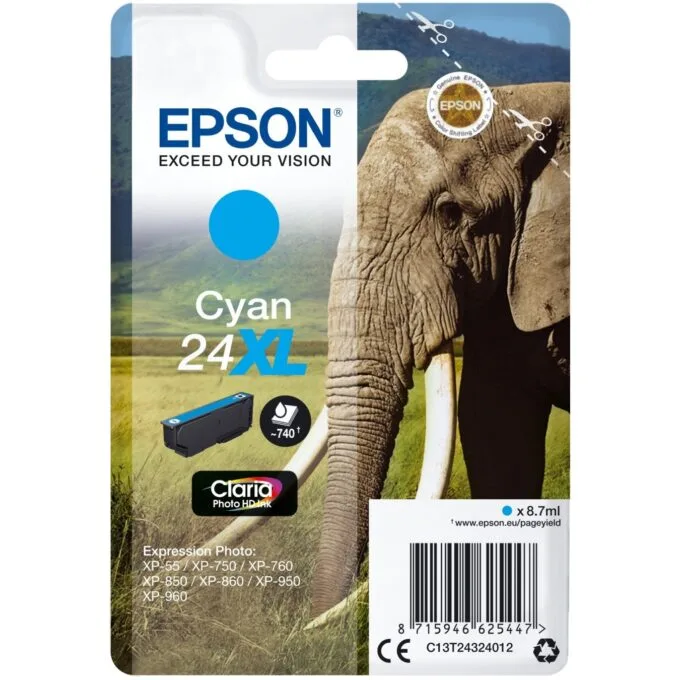 Epson - C13T24324012 - Cyan HC — image 1