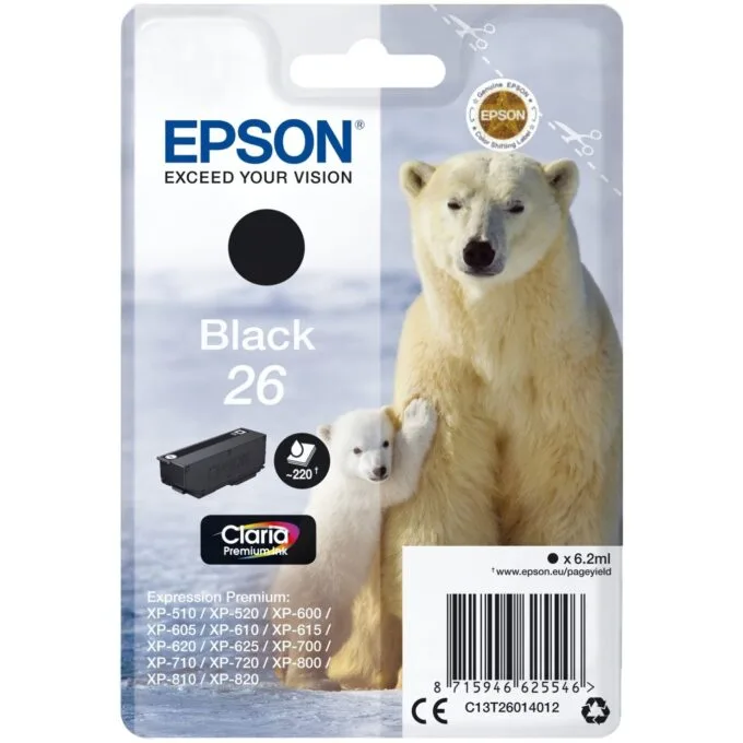 Epson - C13T26014012 - Black — image 1