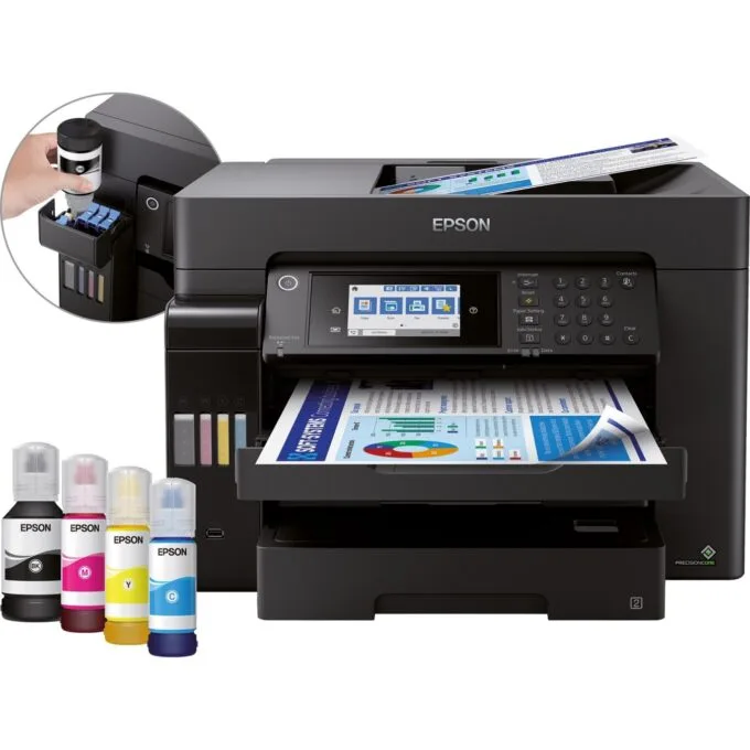 EPSON EcoTank MFP Colour Inkjet - ET-16655 - ITS A3 25ppm Print 550sheets USB LAN Wi-Fi Black — image 2