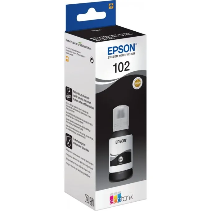 Epson Ink 102 EcoTank - C13T03R140 - Black up to 7,500 pages — image 2