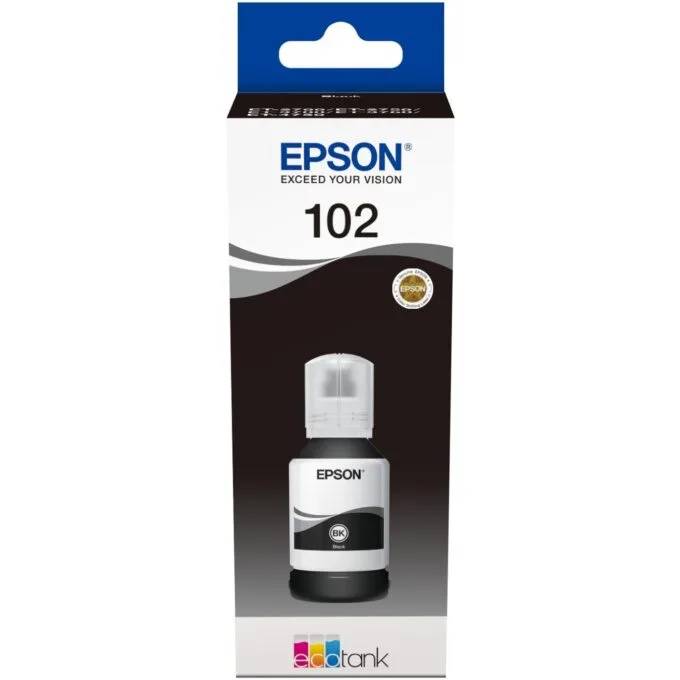 Epson Ink 102 EcoTank - C13T03R140 - Black up to 7,500 pages — image 1