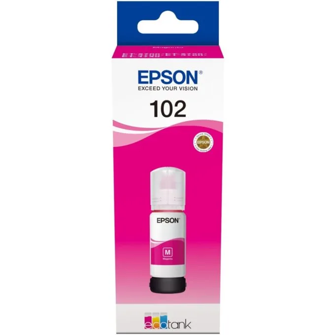 Epson Ink 102 EcoTank - C13T03R340 - Magenta up to 6,000 pages — image 1