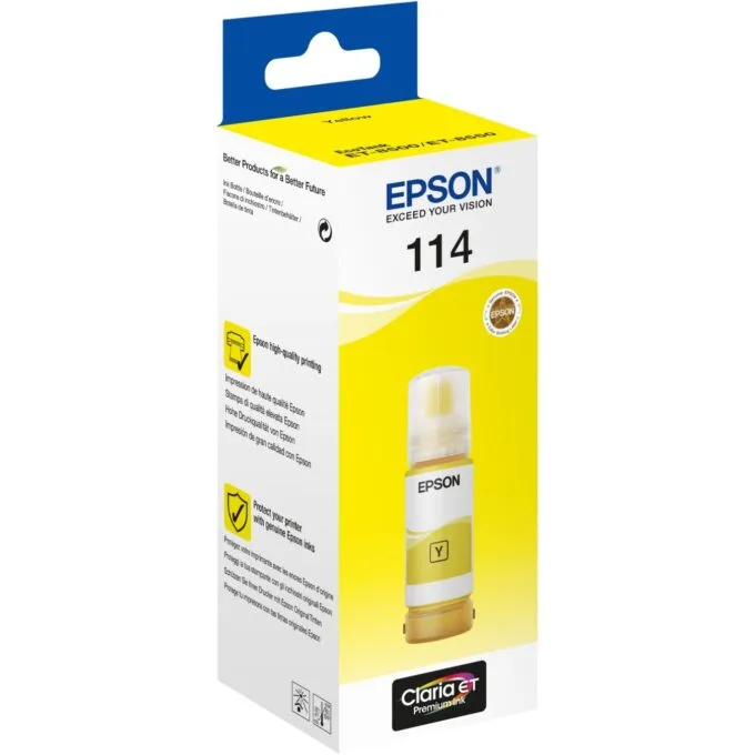 Epson Ink 114 EcoTank - C13T07B440 - Yellow up to 6,200 pages — image 2