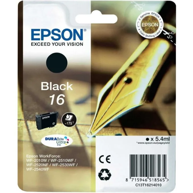 Epson Ink 16 - C13T16214012 - Black up to 175 pages — image 1