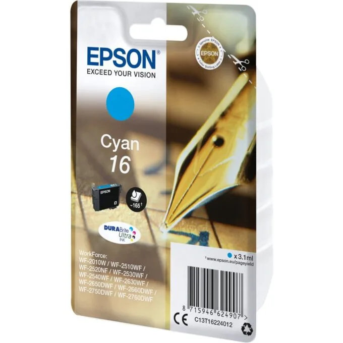 Epson Ink 16 - C13T16224012 - Cyan up to 165 pages — image 2