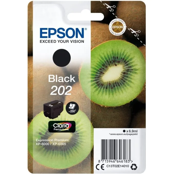 Epson Ink 202 - C13T02E14010 - Black up to 250 pages — image 1