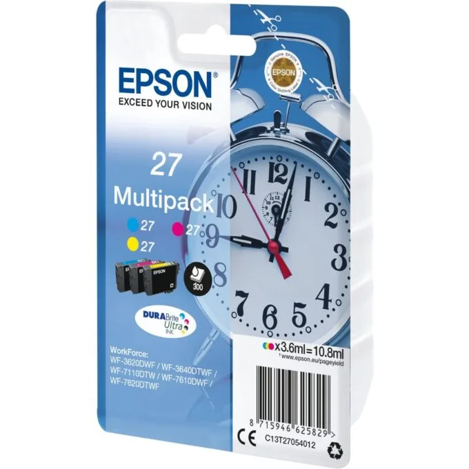 Epson Ink 27 - C13T27054012 - 3-pack (MCY) up to 300 pages — image 2