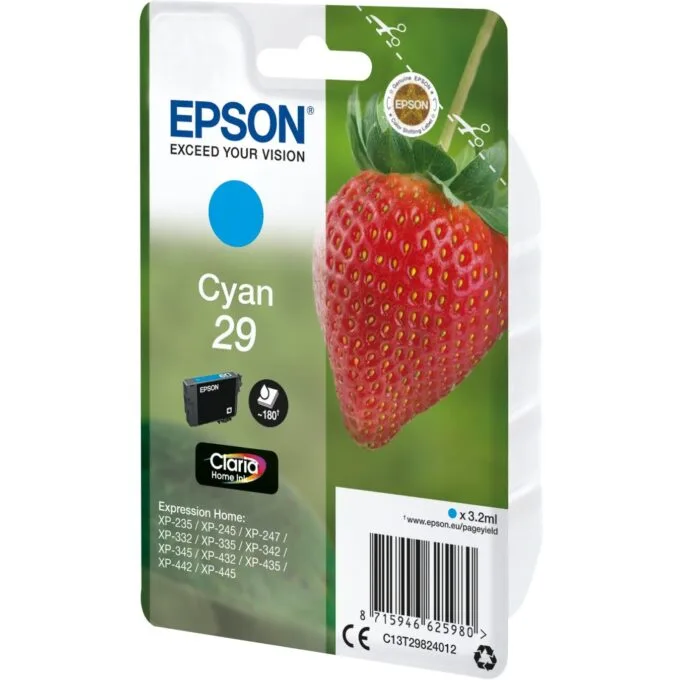 Epson Ink 29 - C13T29824012 - Cyan up to 180 pages — image 2