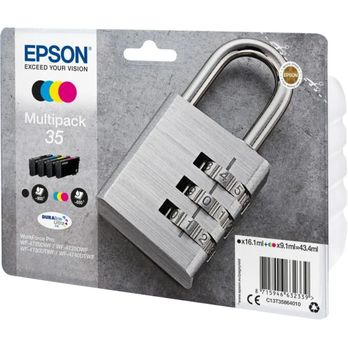 Epson Ink 35 - C13T35864010 - 4-pack (BKMCY) up to 650 pages — image 2