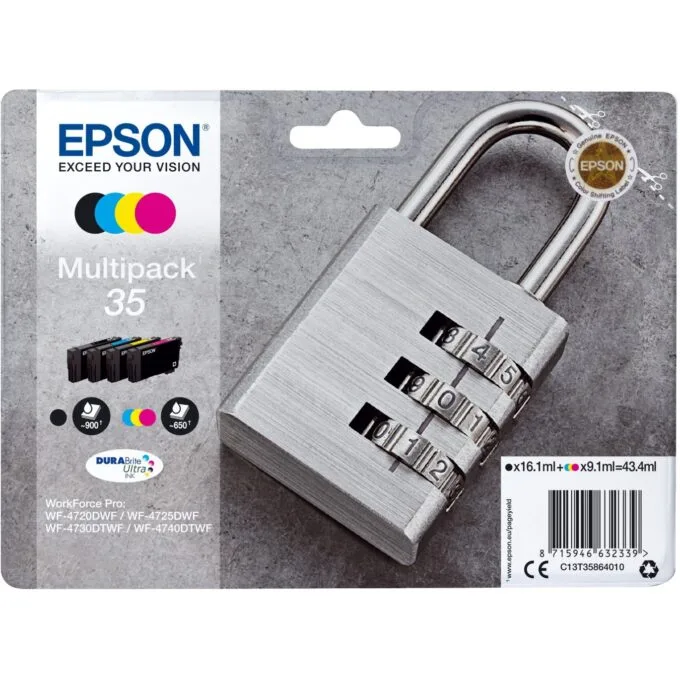 Epson Ink 35 - C13T35864010 - 4-pack (BKMCY) up to 650 pages — image 1