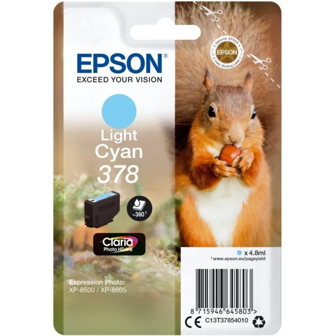 Epson Ink 378 - C13T37854010 - Light Cyan up to 360 pages — image 1