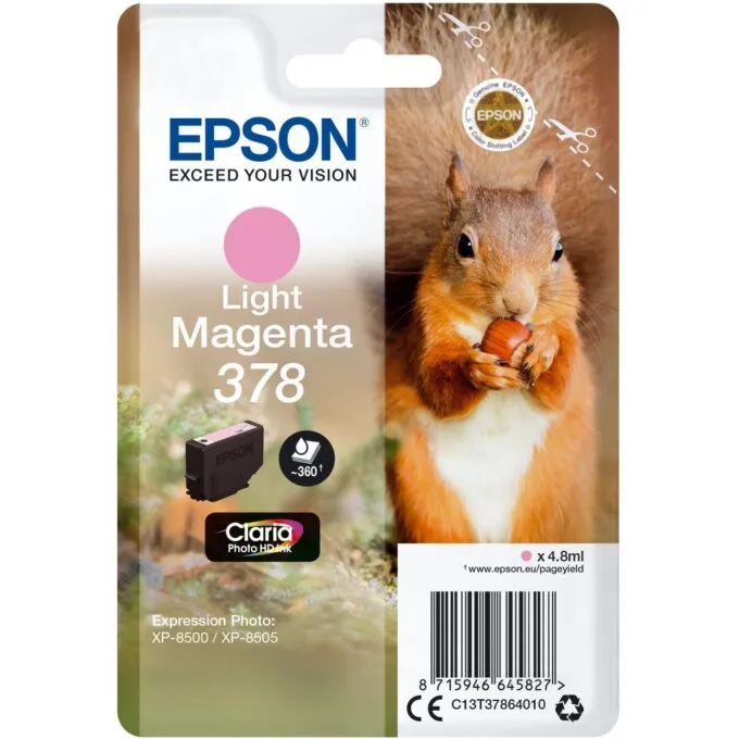 Epson Ink 378 - C13T37864010 - Light Magenta up to 360 pages — image 1