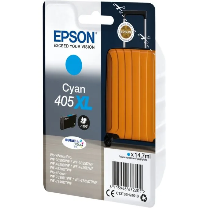 Epson Ink 405XL - C13T05H24010 - Cyan up to 1,100 pages — image 1