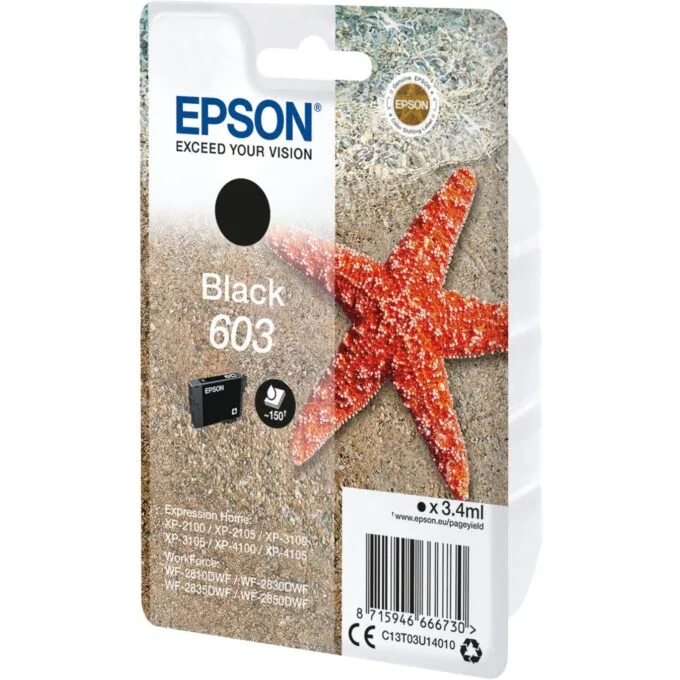 Epson Ink 603 - C13T03U14020 - Black up to 150 pages — image 2