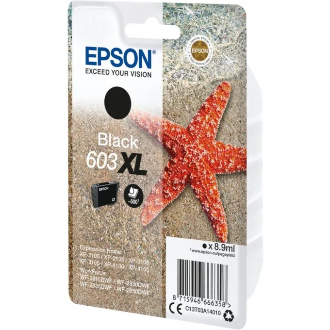 Epson Ink 603XL - C13T03A14010 - Black up to 500 pages — image 2