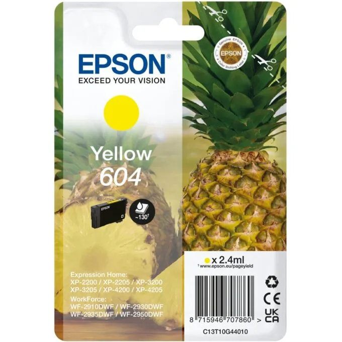 Epson Ink 604 - C13T10G44010 - Yellow up to 130 pages — image 1