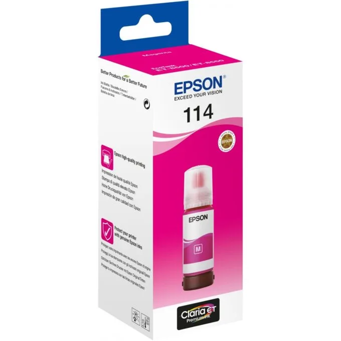 Epson Ink - C13T07B340 - Magenta Eco Tank Refill Ink 70ml — image 2