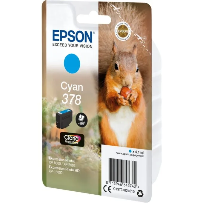 Epson Ink - C13T37824010 - Cyan up to 360 pages — image 2