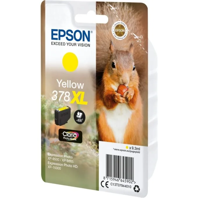 Epson Ink - C13T37944010 - 378XL Yellow up to 830 pages — image 2