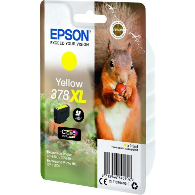 Epson Ink - C13T37944010 - 378XL Yellow up to 830 pages — image 3