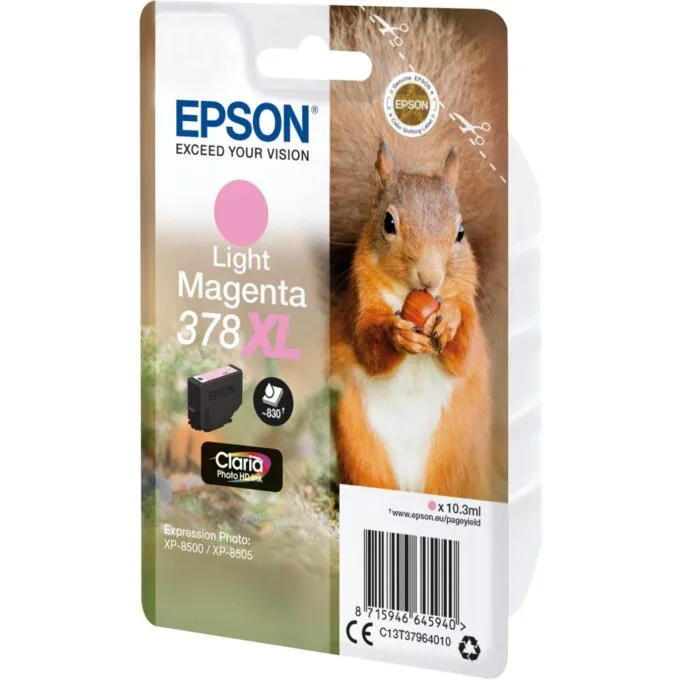Epson Ink - C13T37964010 - 378XL Light Magenta up to 830 pages — image 2