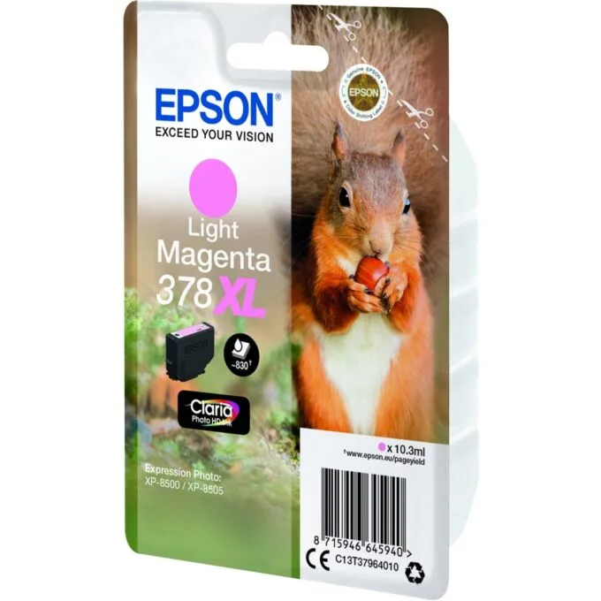 Epson Ink - C13T37964010 - 378XL Light Magenta up to 830 pages — image 3