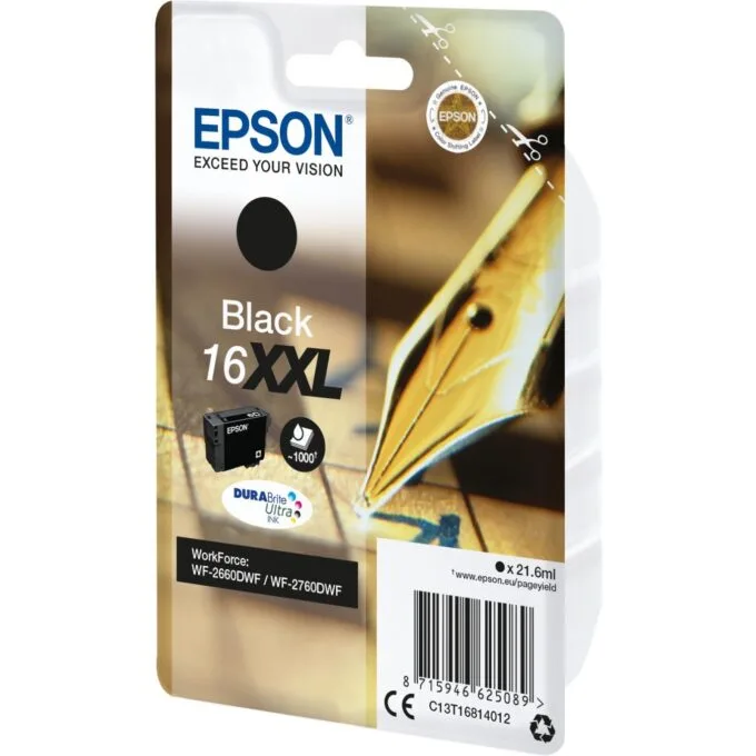 Epson Ink Cartridge - 6LB 16XXL - Black extra high capacity 1,000 pages 1-pack — image 2