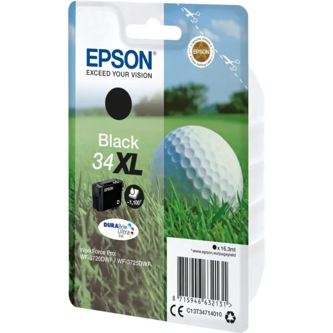 Epson Ink Cartridge - C13T34714010 - 34XL Black up to 1100 pages — image 2