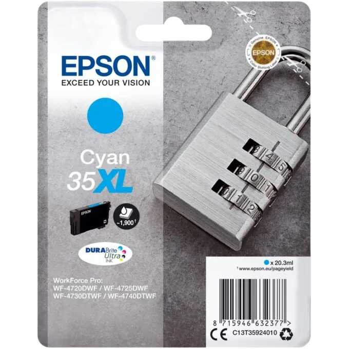 Epson Ink Cartridge - C13T35924010 - cyan HC — image 1