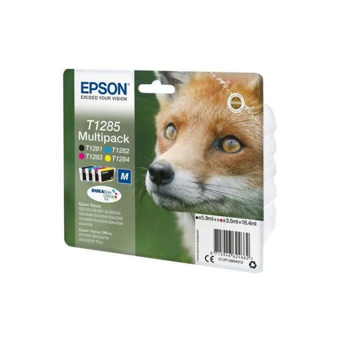 Epson Ink - T1285 - C13T12854012 4-pack (BKMCY) up to 225 pages — image 1